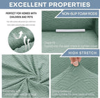ZNSAYOTX 1 Piece Jacquard Couch Covers - Image 4