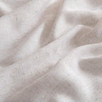 MIULEE Natural White Linen Curtains 52x45 Inch Length 2 Panels - Image 4