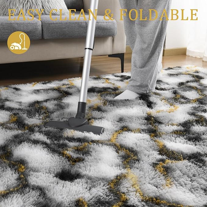 LOCHAS Area Rugs Fluffy Living Room Carpets - Image 5
