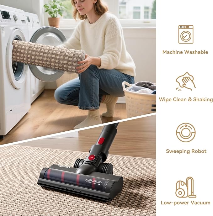 Washable Area Rugs 5x7 ft Non Slip Area Rug - Image 7