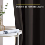 NICETOWN Room Darkening Slding Glass Curtain Panels - Image 5