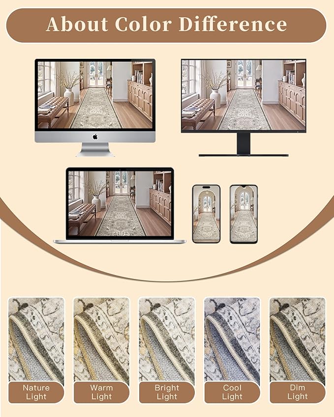 Madane Kitchen Runner Rug 2x7 - Image 10