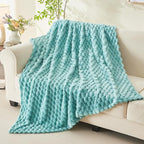 NEWCOSPLAY Fleece Clouds Cozy Throw Blanket - Image 3