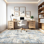 LOONGRUG 9x12 Area Rug Washable Large Neutral Modern Living Room Rugs | - Image 8