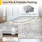 RELEANY Washable Runner 2'x6' Abstract Area Rug - Image 6