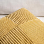 Fancy Homi 2 Packs Mustard Yellow Lumbar Decorative Throw Pillow Covers 20x28 - Image 3