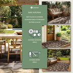 Lahome Semi Circle Easy Jute Rugs - Image 2
