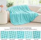 BEDELITE Aqua Throw Blanket for Couch, Soft Cozy Gifts for Women, 50 * 60 | 3D - Image 7