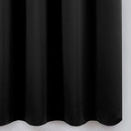 Blackout Curtains 52 x 84 inches Long Black Curtains Set of 2 Panels Thermal - Image 8