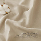NICETOWN Rustic Linen 96 inch Long Curtains - Image 7