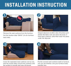 H.VERSAILTEX 4 Piece Stretch Sofa Covers - Image 7