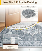 RELEANY Washable Area Rug, Runner 2'6"x5', Water Repellent, Pet Friendly - Image 5