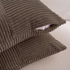 Fancy Homi 2 Packs Dark Brown Lumbar Decorative Throw Pillow Covers 14x24 Inch - Image 4