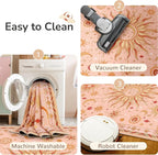 Vacuum-Friendly, 2x10 Washable Area Rug - Image 4