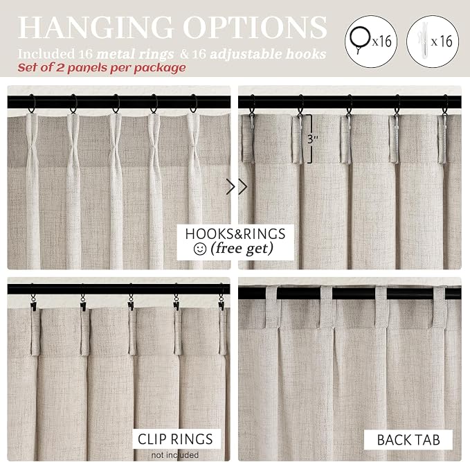 54 Inch Short Greyish Brown Curtains - Image 4