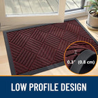 OLANLY Front Door Mat Outside Entrance 47x32, Waterproof Heavy-Duty Doormat | - Image 5