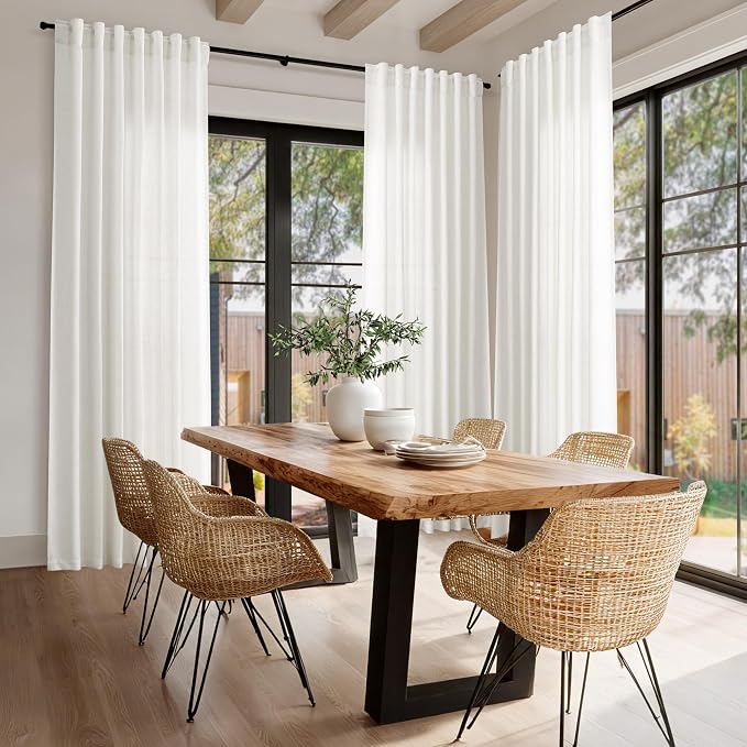 Extra Long 108 Inch Curtains Linen - Image 7