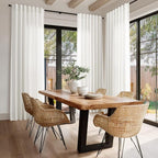 Beige White Linen Curtains 96 Inches Long - Image 7