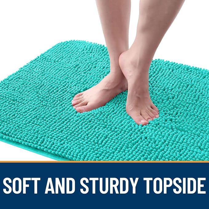 OLANLY Dog Door Mat for Muddy Paws 45x27, Super Absorbent Chenille Mud Mat | - Image 4
