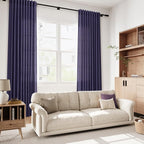Purple Linen Curtains 72 Inch Long - Image 7