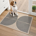 Lahome Rainbow Easy Jute Welcome Mat by Lahome