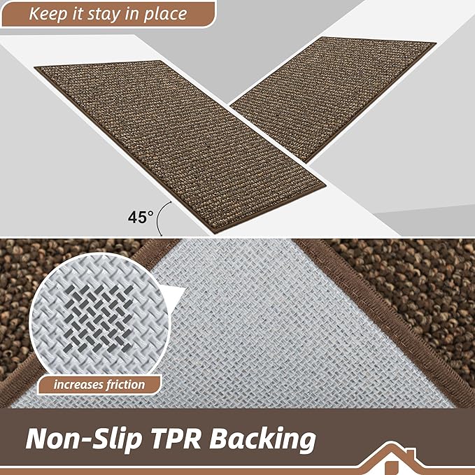 BEQHAUSE Kitchen Runner Rugs 24"x96", Kitchen Mats - Image 4