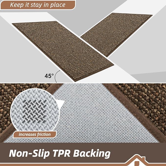 BEQHAUSE Kitchen Rugs 20"x32", Non-Slip Kitchen Mats - Image 4