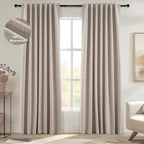 Topfinel 90 Inch Long Blackout Curtains by Topfinel