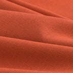 Bright Orange Linen Blend Light Filtering Back Tab Curtains 96 Inches Long - Image 5