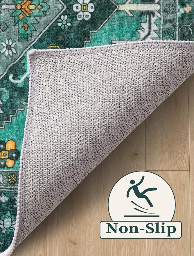 SERISSA 2x6 Washable Non Slip Boho Runner Rug - Image 3