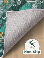 SERISSA 2x5 Washable Non Slip Boho Runner Rug - Image 3