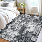RELEANY Washable 4'x6' Abstract Area Rug - Image 4
