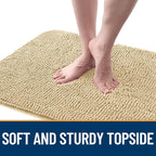 OLANLY Dog Door Mat for Muddy Paws 44x32, Super Absorbent Chenille Mud Mat | - Image 4