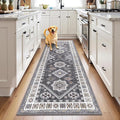 HEBE Boho Kitchen Mats for Floor 24''x72'', Non Slip Washable Runner Rug | by HEBE