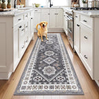 HEBE Boho Kitchen Mats for Floor 24''x72'', Non Slip Washable Runner Rug | by HEBE