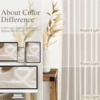 Beige Linen Curtains for Kitchen Windows Over Sink - Image 3