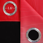 Red and Black Ombre Blackout Bedroom Curtains 72 Inch Long | Room Darkening - Image 7