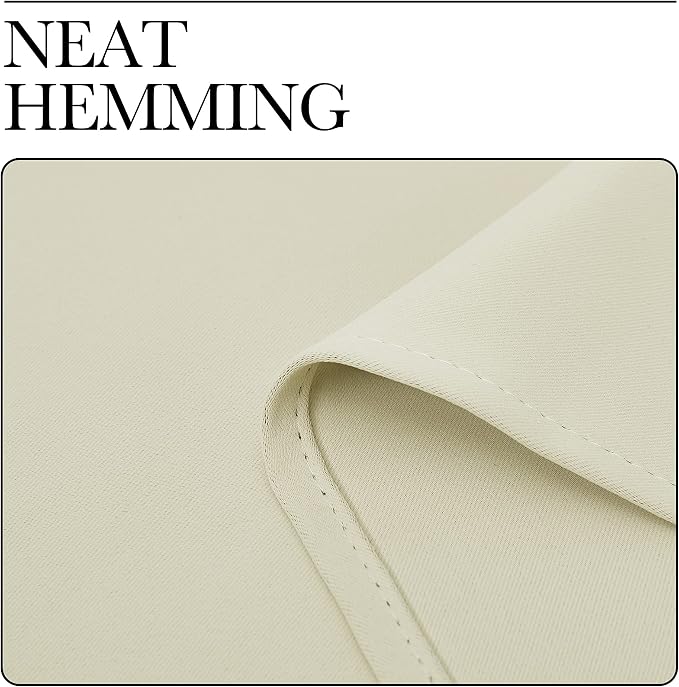 NICETOWN Room Darkening Draperies Window Curtain Panels, Thermal Insulated - Image 8