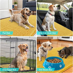 OLANLY Dog Door Mat for Muddy Paws 34x21, Super Absorbent Chenille Mud Mat | - Image 7