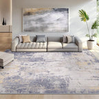 RELEANY Washable 9'x12' Abstract Area Rug by RELEANY