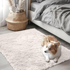 OLANLY 2x2 Machine Washable Small Rug, Soft Fluffy Shaggy Throw Rug - Image 5