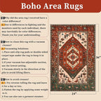 SERISSA 2x3 Washable Non Slip Boho Small Area Rug - Image 2