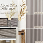 Stone Grey Linen Curtains 108 Inches Long - Image 3