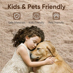 3x5 Beige Fluffy Soft Area Rug Non-Slip - Image 7
