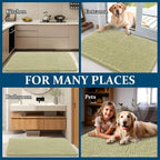 OLANLY Dog Door Mat for Muddy Paws 32x20, Super Absorbent Chenille Mud Mat | - Image 8