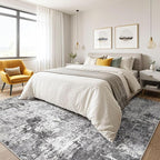 LOONGRUG 7x10 Area Rug Washable Large Neutral Modern Living Room Rugs | - Image 4