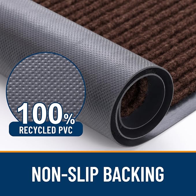 OLANLY Front Door Mat 59x30, Waterproof Heavy-Duty Indoor Outdoor Doormat | - Image 3