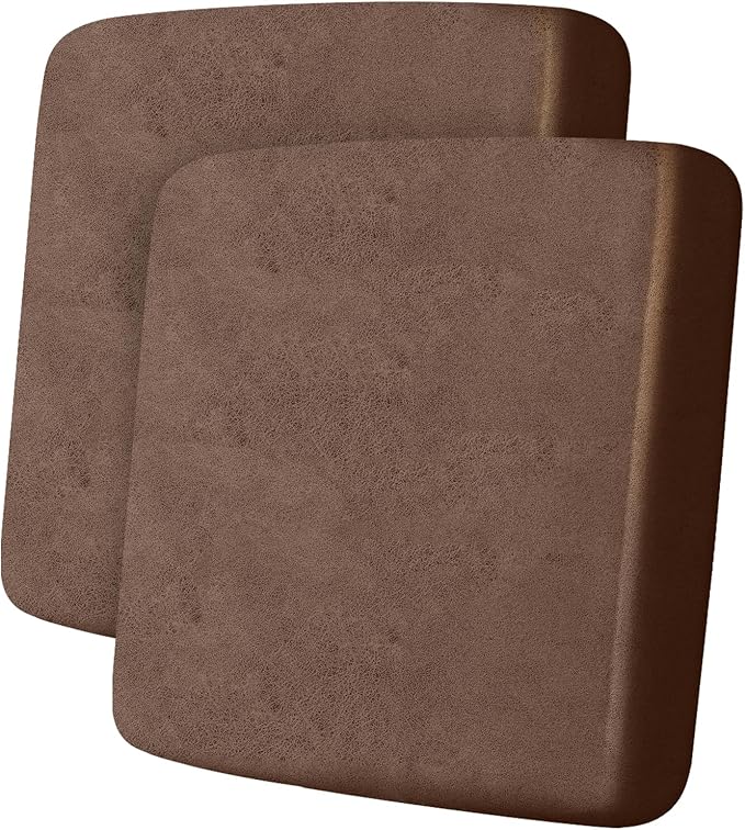 ANARACHON Leather Look Couch Cushion Covers Sofa Seat Slipcovers Sets Couches by ANARACHON