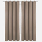 Cappuccino Thermal Blackout Curtains/52 x 95 Inch/Set of 2 Panels Room - Image 2