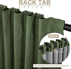 Faux Linen Total Blackout Curtains - Image 4